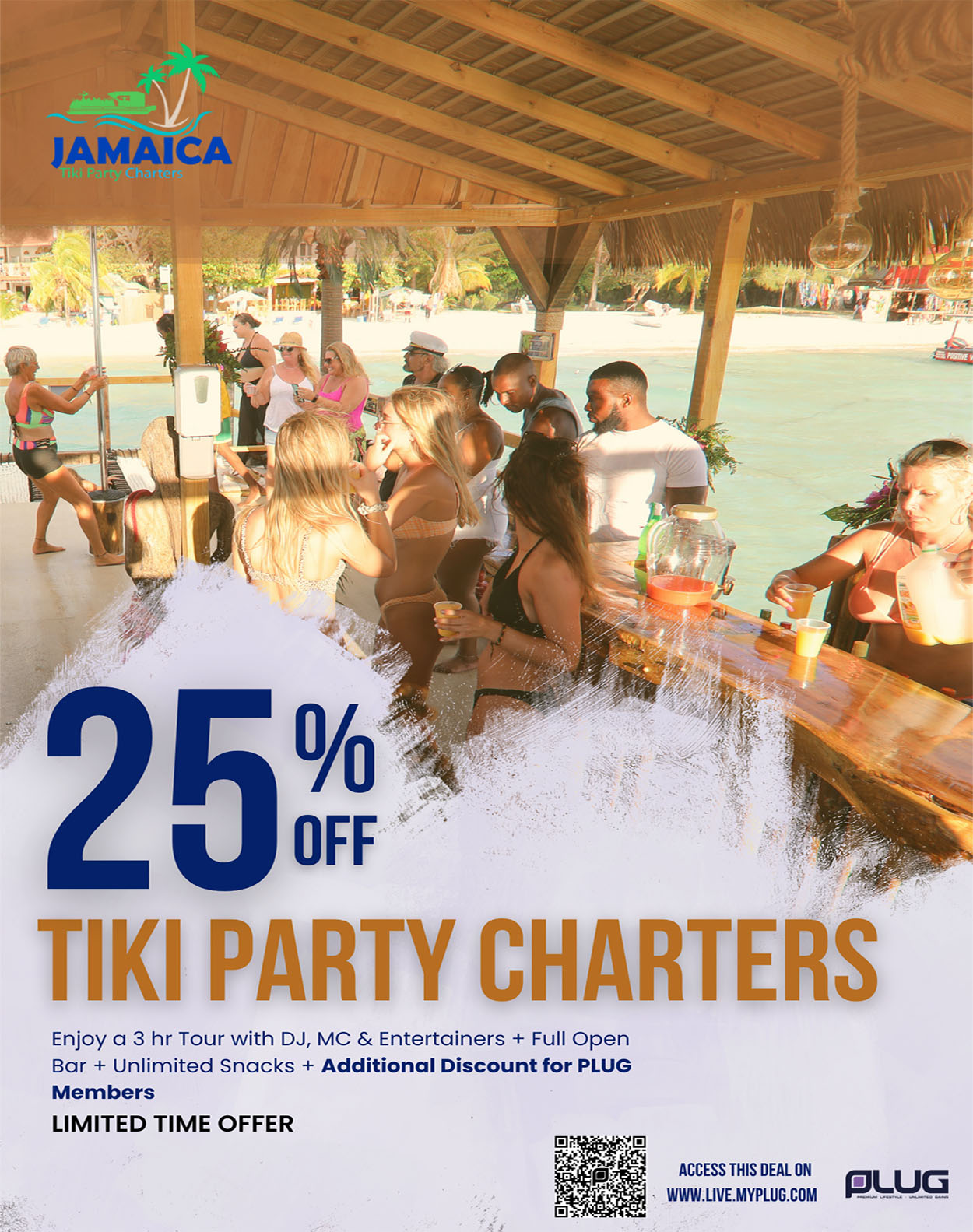25 Off Tiki Party Charters